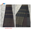 Dubai Formal Black Polyester Rayon Fushan Stripe Fabric